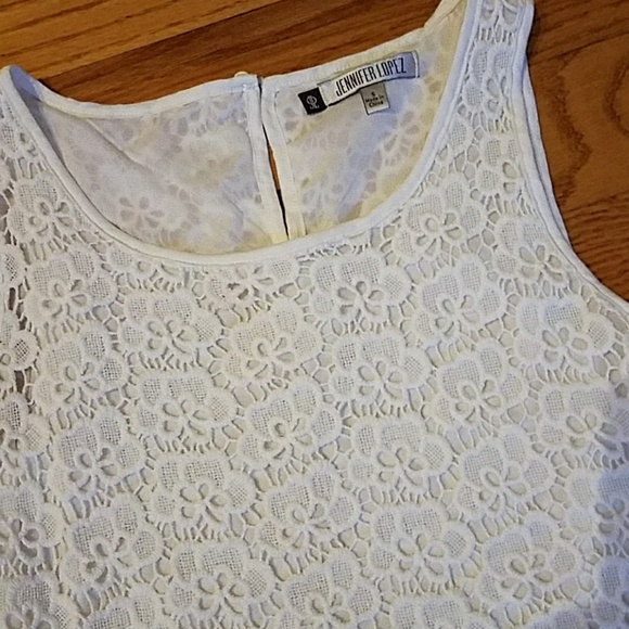 White Crochet Top New - Picture 2 of 7